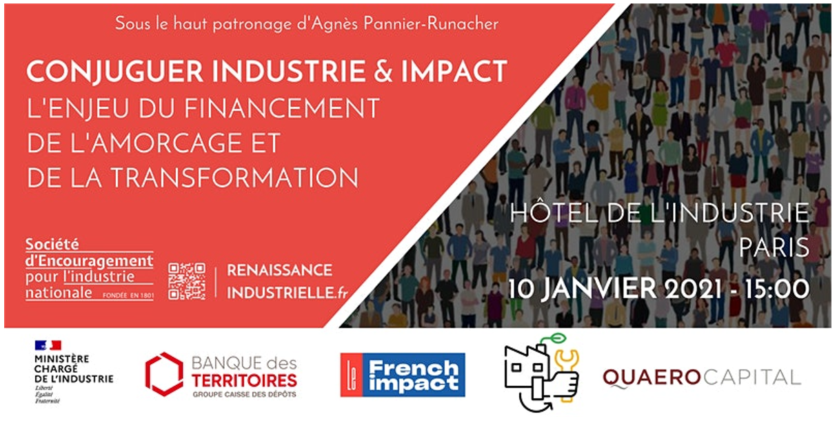 Evénement | Industrie & Impact : financement de l’amorçage et de la transformation