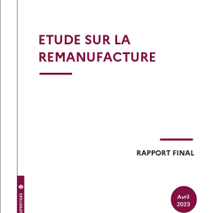 Etude sur la remanufacture