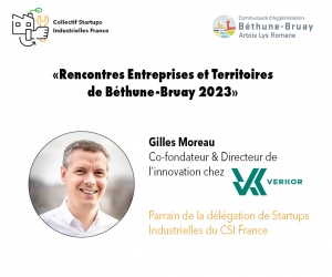 @Gilles Moreau, COO de @Verkor, startup industrielle qui vise à développer et produire des batteries de véhicules électriques, basées sur la technologie lithium-ion et présentant un taux élevé de recyclabilité nous fait l'honneur de parrainer la 1ière édition du Démonstrateur des savoir-faire industriels de Béthune-Bruay.