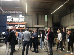 Visite de Eiffage Systemes à Béthune Bruay - délégation cSI France