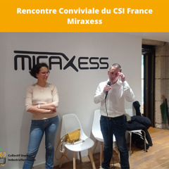 Rencontre conviviale du CSI France chez Miraxess avec le Lab01