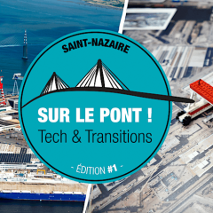 Evènement sur le pont à saint nazaire